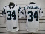 Jerseys Factory Cheap Nike Panthers #34 DeAngelo Williams White