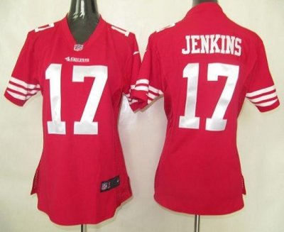 Jerseys Factory Cheap Nike 49ers #17 A.J. Jenkins Red Team Color