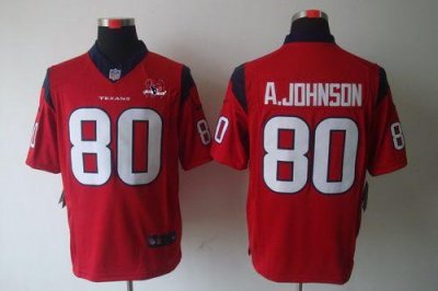 Jerseys Factory Cheap Nike Texans #80 Andre Johnson Red Alternat