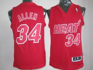 Jerseys Factory Cheap Heat #34 Ray Allen Red Big Color Fashion E
