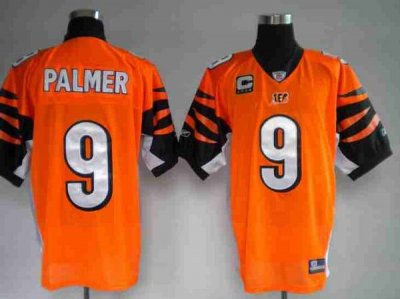 Jerseys Factory Cheap Bengals #9 Carson Palmer Orange Stitched N