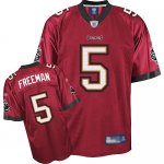 Jerseys Factory Cheap Buccaneers #5 Josh Freeman Red Embroidered