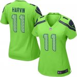Jerseys Factory Cheap Nike Seahawks #11 Percy Harvin Green Alter