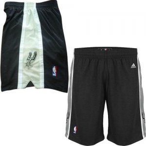 Jerseys Factory Cheap San Antonio Spurs Black NBA Shorts