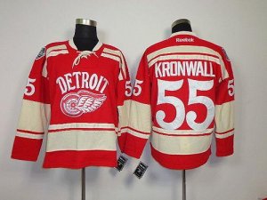 Jerseys Factory Cheap Red Wings #55 Niklas Kronwall Red 2014 Win