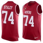 Jerseys Factory Cheap Nike 49ers #74 Joe Staley Red Team Color M