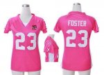Jerseys Factory Cheap Nike Texans #23 Arian Foster Pink Draft Hi