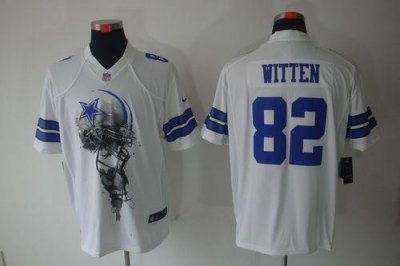 Jerseys Factory Cheap Nike Cowboys #82 Jason Witten White Men's
