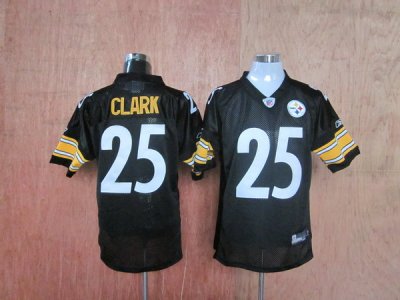 Jerseys Factory Cheap Steelers #25 Ryan Clark Black Stitched Thr