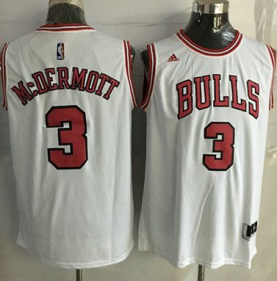 Jerseys Factory Cheap Revolution 30 Bulls #3 Doug McDermott Whit