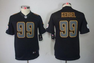Jerseys Factory Cheap Nike Steelers #99 Brett Keisel Black Impac