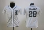 Jerseys Factory Cheap Tigers #28 Prince Fielder White Cool Base