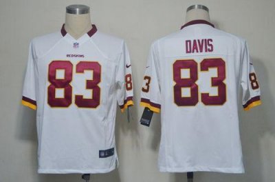 Jerseys Factory Cheap Nike Redskins #83 Fred Davis White Men's S