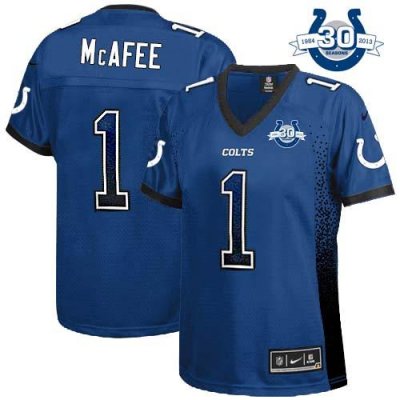 Jerseys Factory Cheap Nike Colts #1 Pat McAfee Royal Blue Team C
