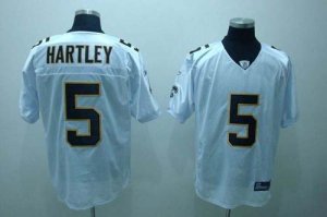 Jerseys Factory Cheap Saints #5 Garrett Hartley White Stitched N
