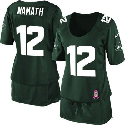 Jerseys Factory Cheap Nike Jets #12 Joe Namath Green Team Color