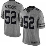 Jerseys Factory Cheap Nike Packers #52 Clay Matthews Gray Men's