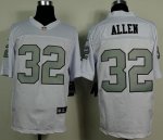 Jerseys Factory Cheap Nike Raiders #32 Marcus Allen White Silver