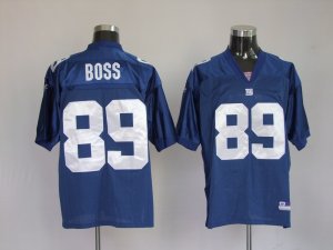 Jerseys Factory Cheap Giants #89 Kevin Boss Stitched Blue NFL Je