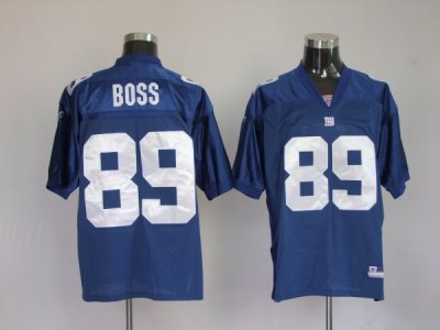Jerseys Factory Cheap Giants #89 Kevin Boss Stitched Blue NFL Je