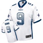 Jerseys Factory Cheap Nike Cowboys #9 Tony Romo White Men's Stit