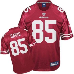Jerseys Factory Cheap The 49ers Vernon Davis #85 Stitched Red NF