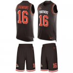Jerseys Factory Cheap Nike Browns #16 Andrew Hawkins Brown Team