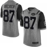 Jerseys Factory Cheap Nike Jets #87 Eric Decker Gray Men's Stitc