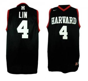 Jerseys Factory Cheap Knicks #4 Jeremy Lin Black Harvard Univers