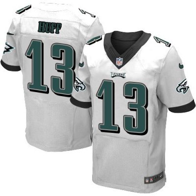 Jerseys Factory Cheap Nike Eagles #13 Josh Huff White Men's Stit