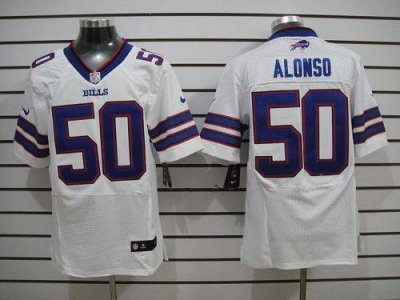 Jerseys Factory Cheap Nike Bills #50 Kiko Alonso White Men's Sti