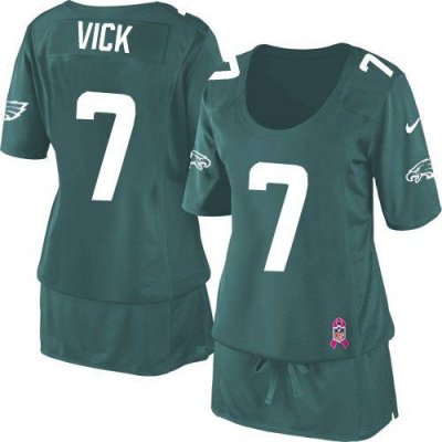 Jerseys Factory Cheap Nike Eagles #7 Michael Vick Midnight Green