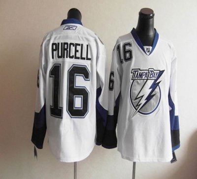 Jerseys Factory Cheap Lightning #16 Purcell White Embroidered NH