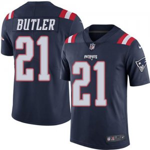 Jerseys Factory Cheap Nike Patriots #21 Malcolm Butler Navy Blue