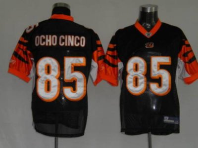 Jerseys Factory Cheap Bengals #85 Chad Ochocinco Black Stitched