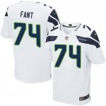 Jerseys Factory Cheap Nike Seahawks #74 George Fant White Men's