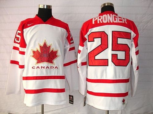 Jerseys Factory Cheap Team Canada 2010 Olympic #25 Chris Pronger