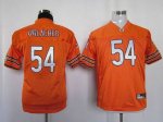 Jerseys Factory Cheap Bears #54 Brian Urlacher Orange Embroidere