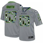 Jerseys Factory Cheap Nike Seahawks #53 Malcolm Smith New Lights