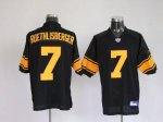 Jerseys Factory Cheap Steelers #7 Ben Roethlisberger Black With