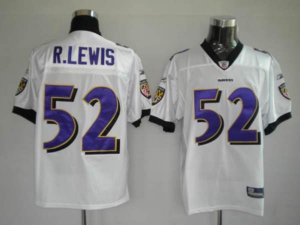 Jerseys Factory Cheap Ravens #52 Ray Lewis White Stitched NFL Je
