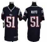 Jerseys Factory Cheap Nike Patriots #51 Jerod Mayo Navy Blue Tea