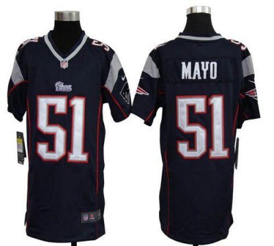 Jerseys Factory Cheap Nike Patriots #51 Jerod Mayo Navy Blue Tea