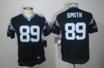 Jerseys Factory Cheap Nike Panthers #89 Steve Smith Black Team C