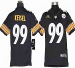 Jerseys Factory Cheap Nike Steelers #99 Brett Keisel Black Team