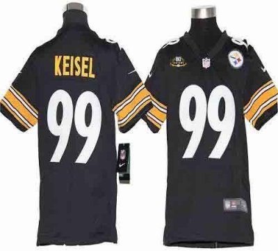Jerseys Factory Cheap Nike Steelers #99 Brett Keisel Black Team