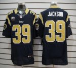Jerseys Factory Cheap Nike Rams #39 Steven Jackson Navy Blue Tea