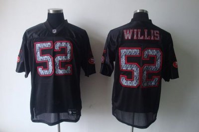 Jerseys Factory Cheap Sideline Black United 49ers #52 Patrick Wi
