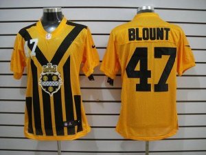 Jerseys Factory Cheap Nike Steelers #47 Mel Blount Gold 1933s Th