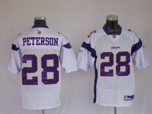 Jerseys Factory Cheap Vikings #28 Adrian Peterson White Stitched